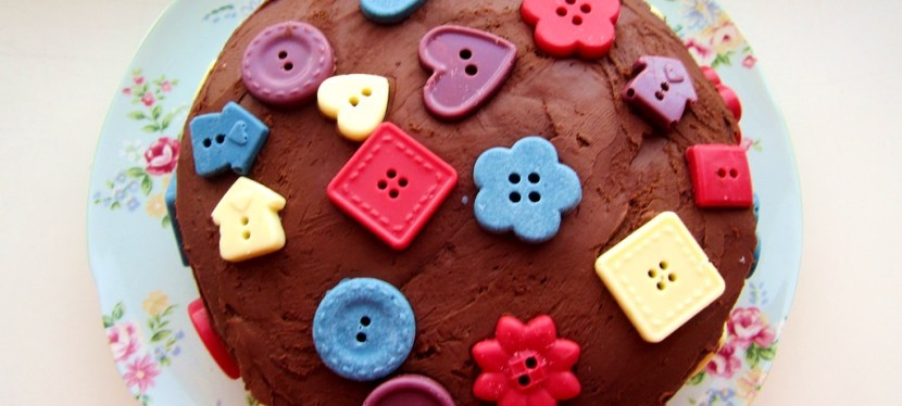 Blaubeerkuchen mit Schokoladencreme