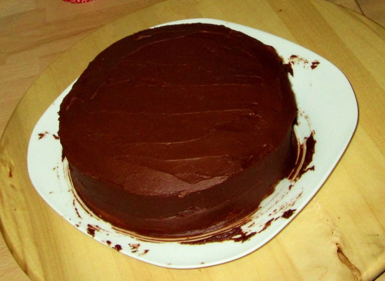 Blaubeer Schokokuchen Schoko Deko Buttons (3)