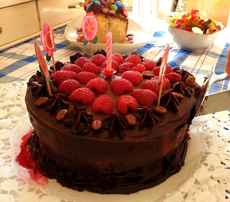 Mainbacken Himbeer Mokka Torte (4)