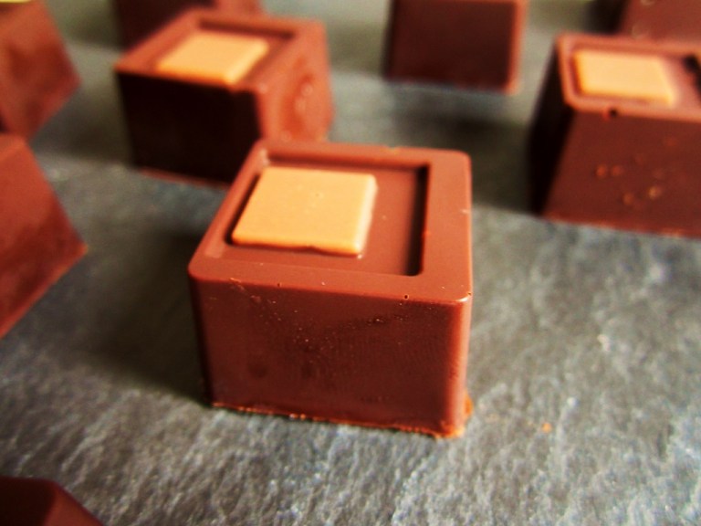 Praline Zartbitter salziges Karamell (2)