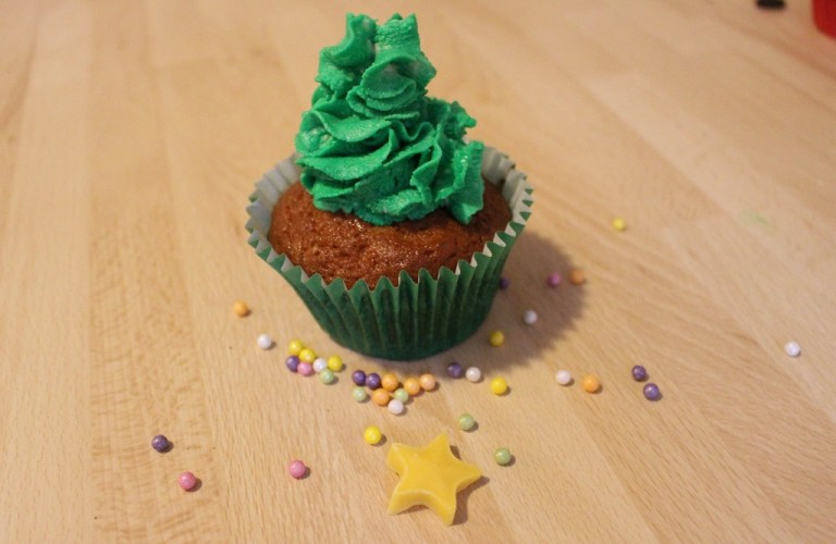 Weihnachten Cupcakes Weihnachtsbaum (5)