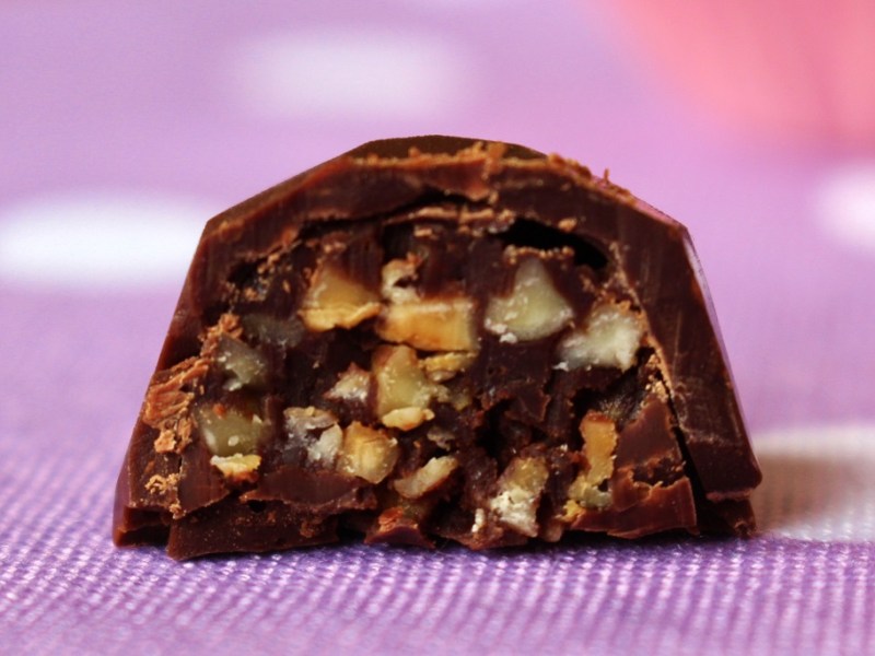 Pralinen mit Mandeln und&nbsp;Schokocreme