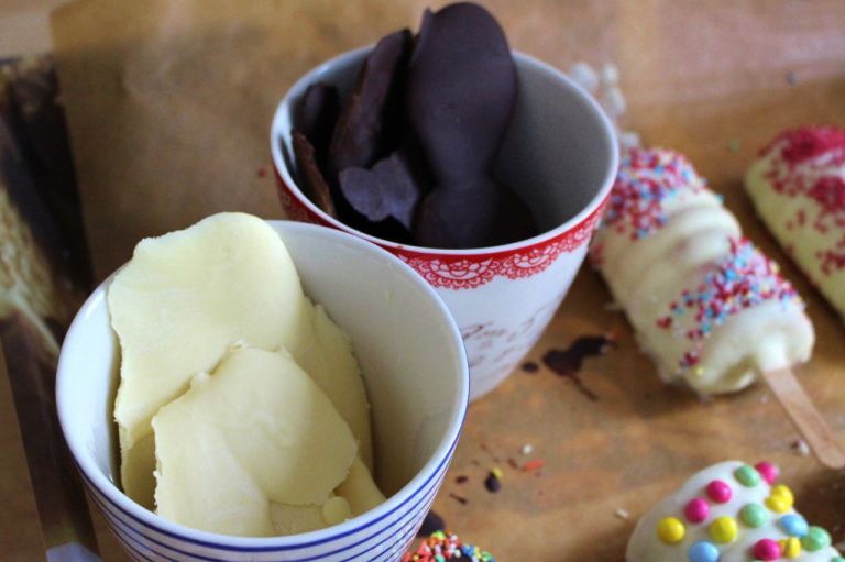 Kuchen Eis am Stil (2)