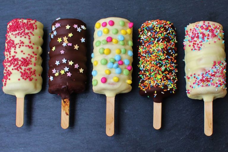 Kuchen Eis am Stil (3)