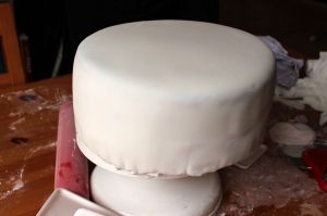 Hochzeitstorte mit Spitze (4)