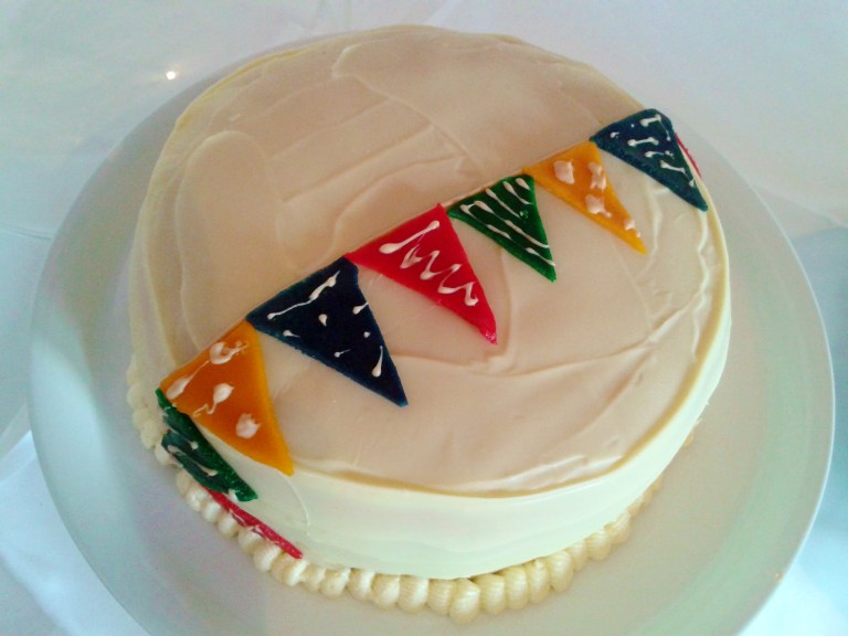 Etwas größer sehen die Wimpelchen auch sehr schick aus