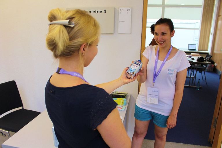 Immer hydriert bleiben! Danke an die Messe Frankfurt für den tollen Service