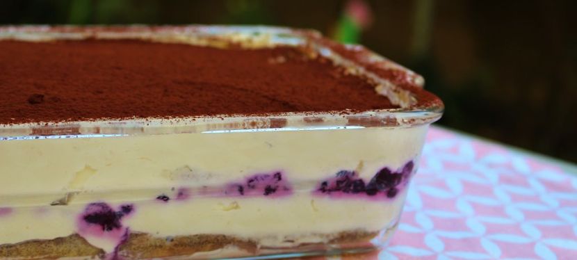 Blaubeer Tiramisu