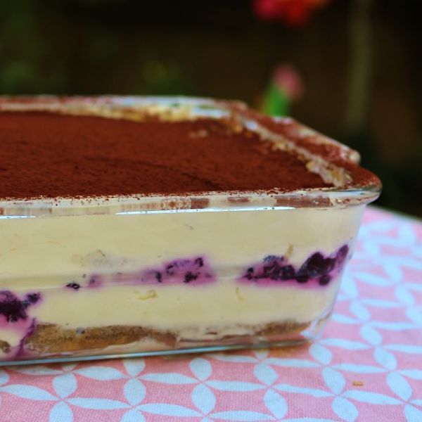 Blaubeer Tiramisu