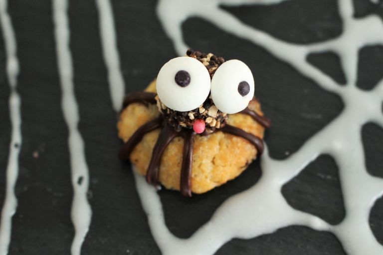 Spinnencookies - super Snack für Halloween
