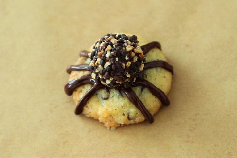 Ich habe dunkle Giottos als Spinnenkörper verwendet.