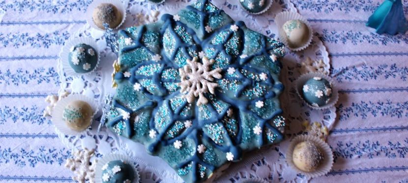 Schneeflocken-Kuchen