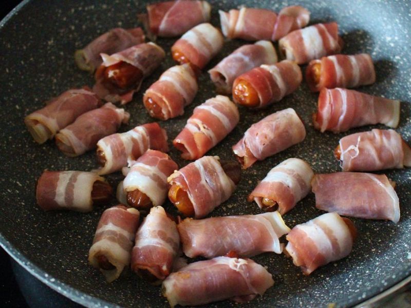 Datteln im Speckmantel (auch&nbsp;vegetarisch)