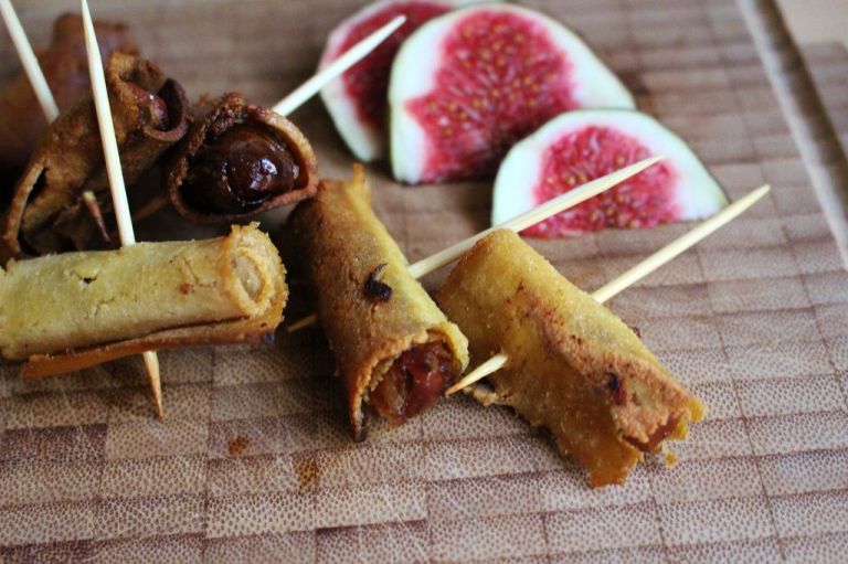 Häppchen vorneweg: Datteln im Speckmantel (auch vegetarisch) - kinderleicht!