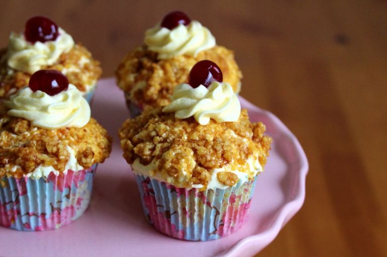 Kleiner Tipp: Die Cupcakes lassen sich genau so im Ganzen hervorragend einfrieren.