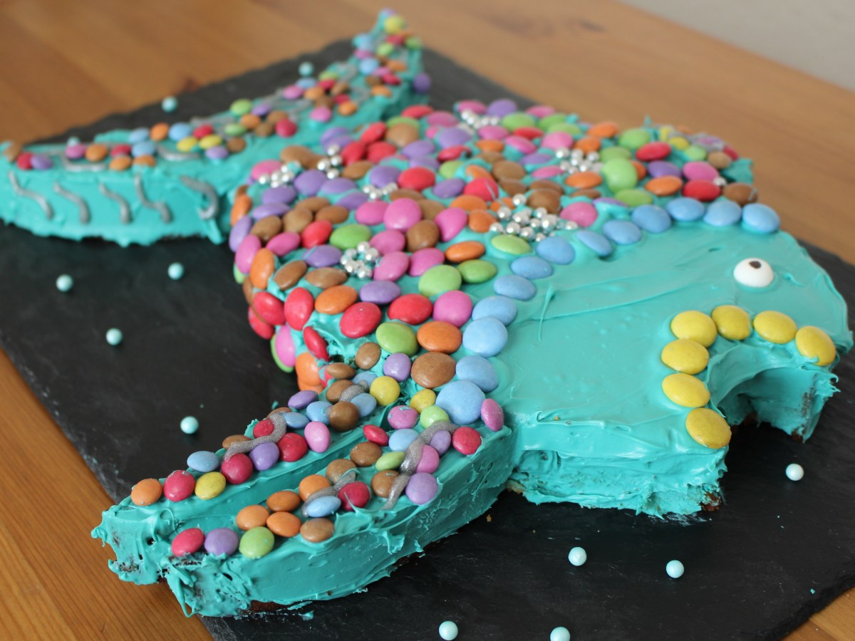 Regenbogenfisch Kuchen (mit&nbsp;Video)