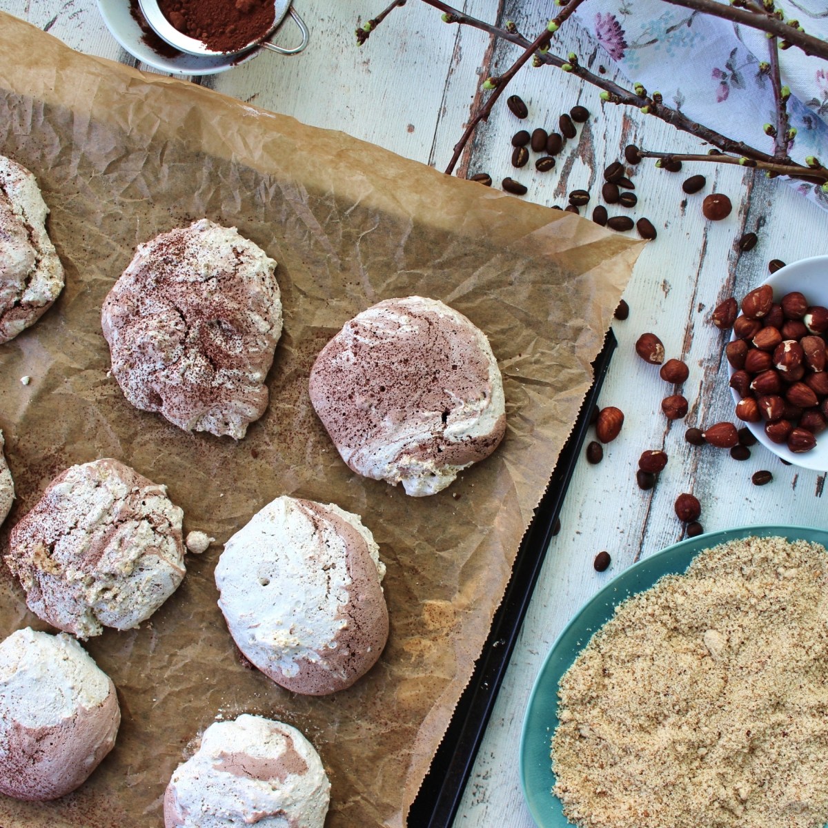 Haselnuss Schoko Baisers